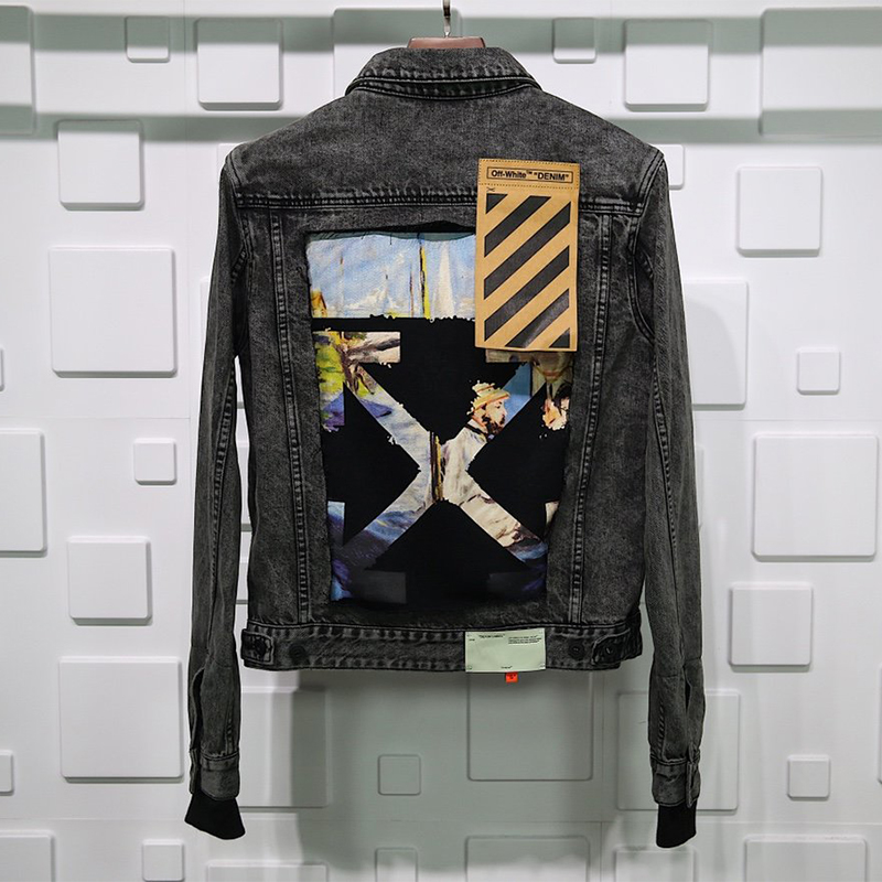 Off white caban denim jacket 2025
