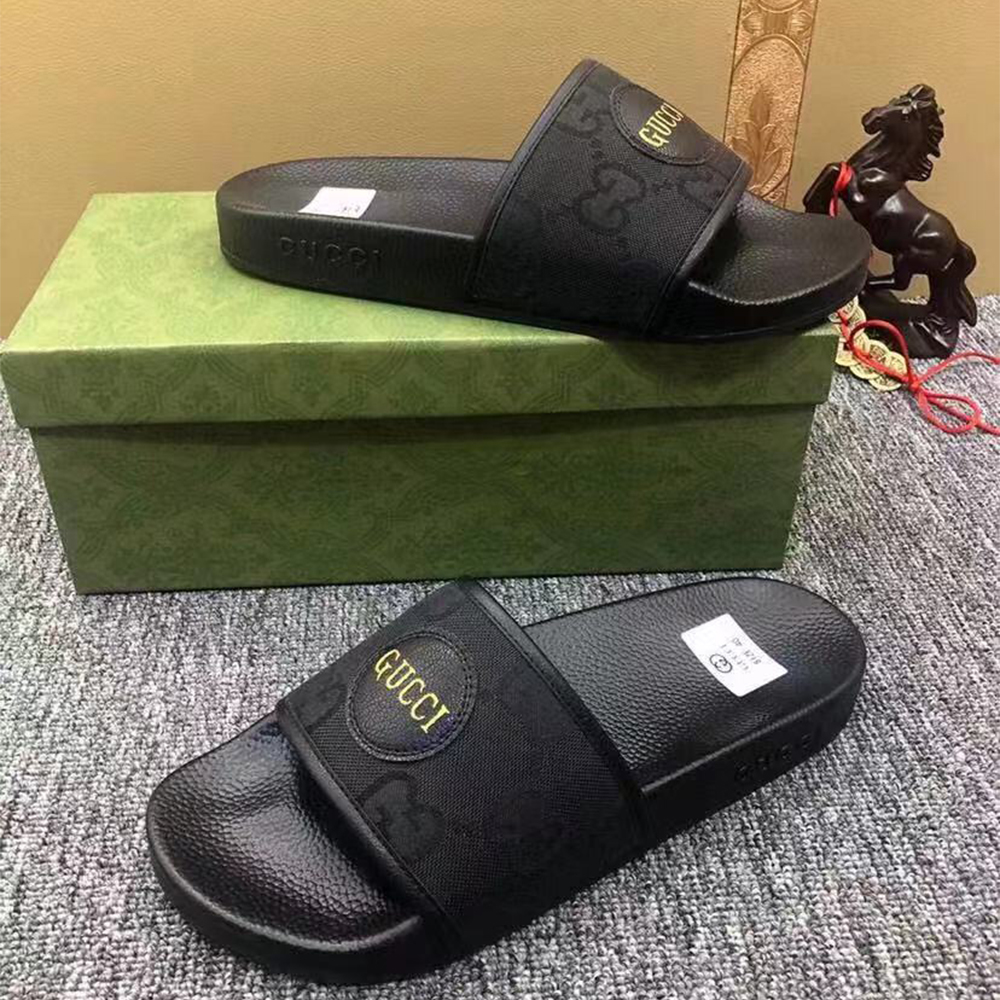 Mens gucci slides on sale sales